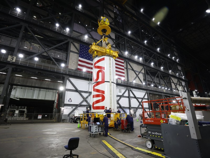 Artemis 2 booster segment