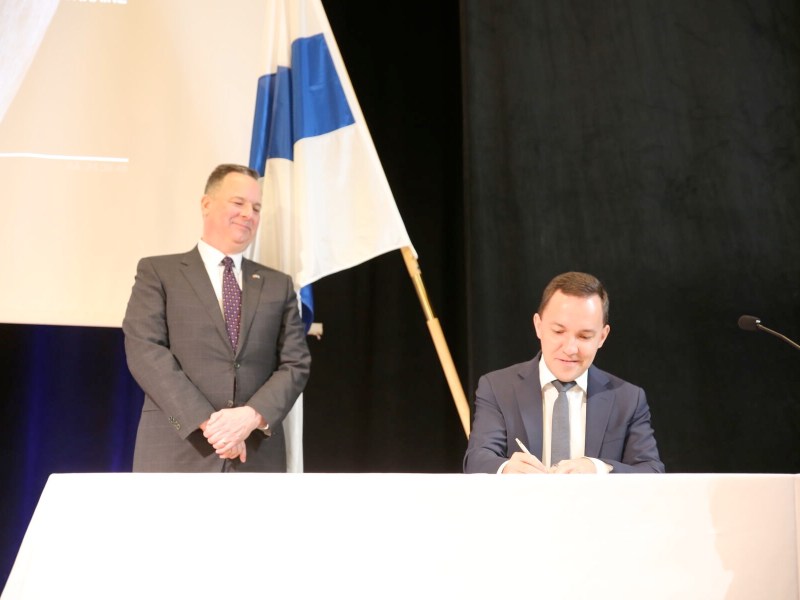 Finland Artemis Accords signing
