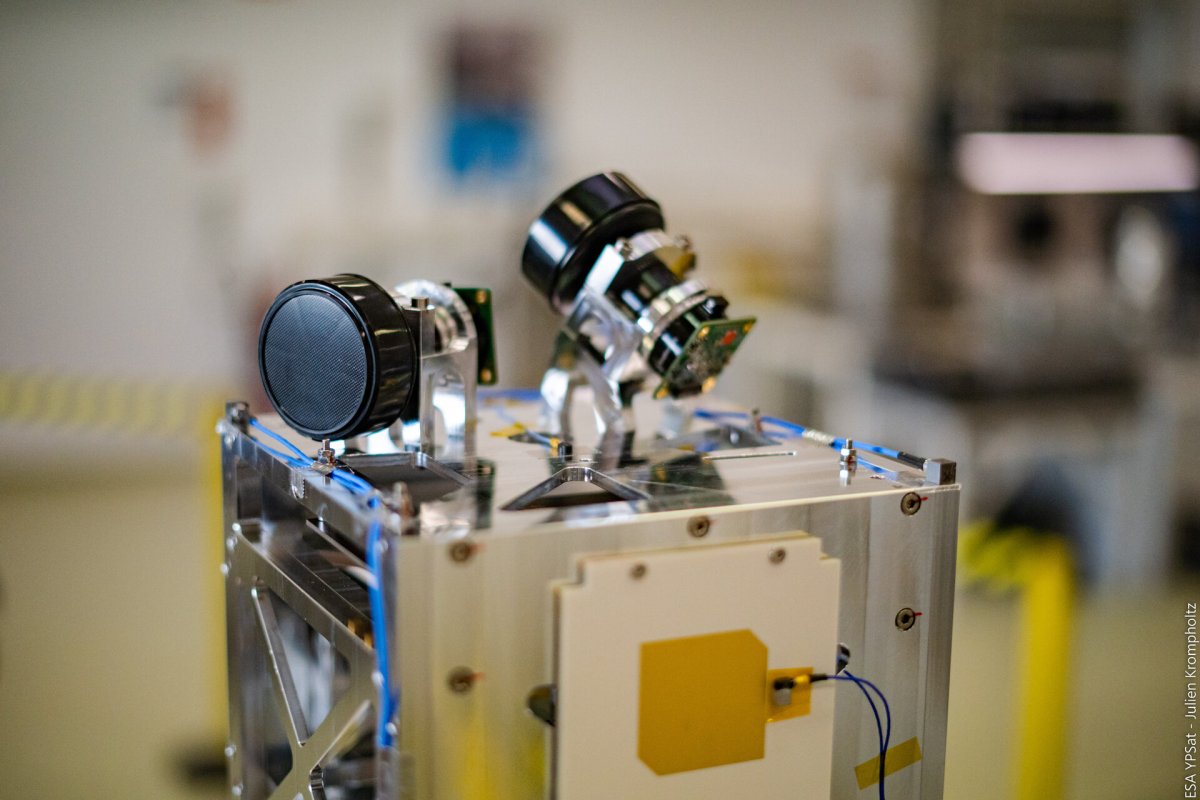 Optical systems built by Scanway deployed on YPSat. Credit: ESA