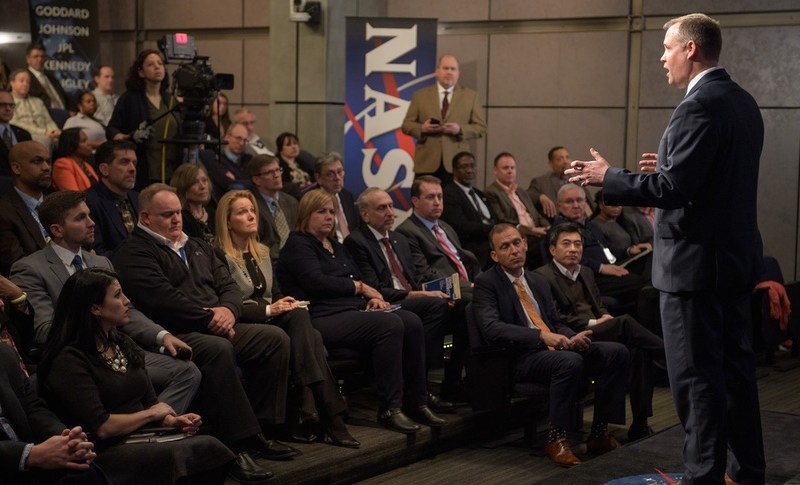 Bridenstine shutdown town hall