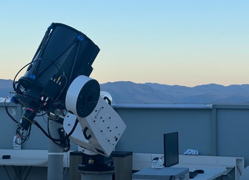 A Spaceflux sensor installed in Chile in 2023. Credit: Spaceflux