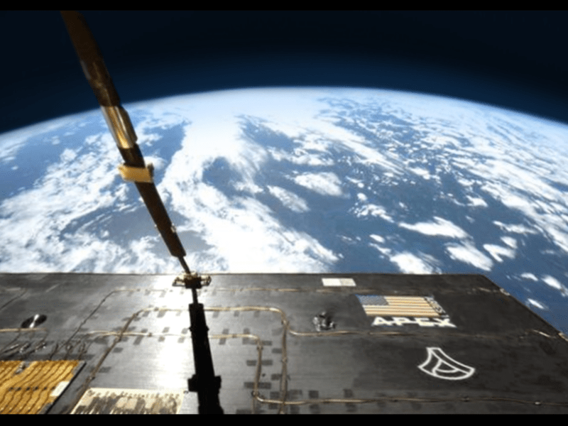 Last year, Anduril and Apex Space successfully launched their first joint mission, Aries SN1, with Anduril’s edge-processing payload. Pictured above is a photo taken by SN-1 sensors and processed by Anduril’s edge-payload, all tasked through Anduril’s Lattice platform. Credit: Anduril