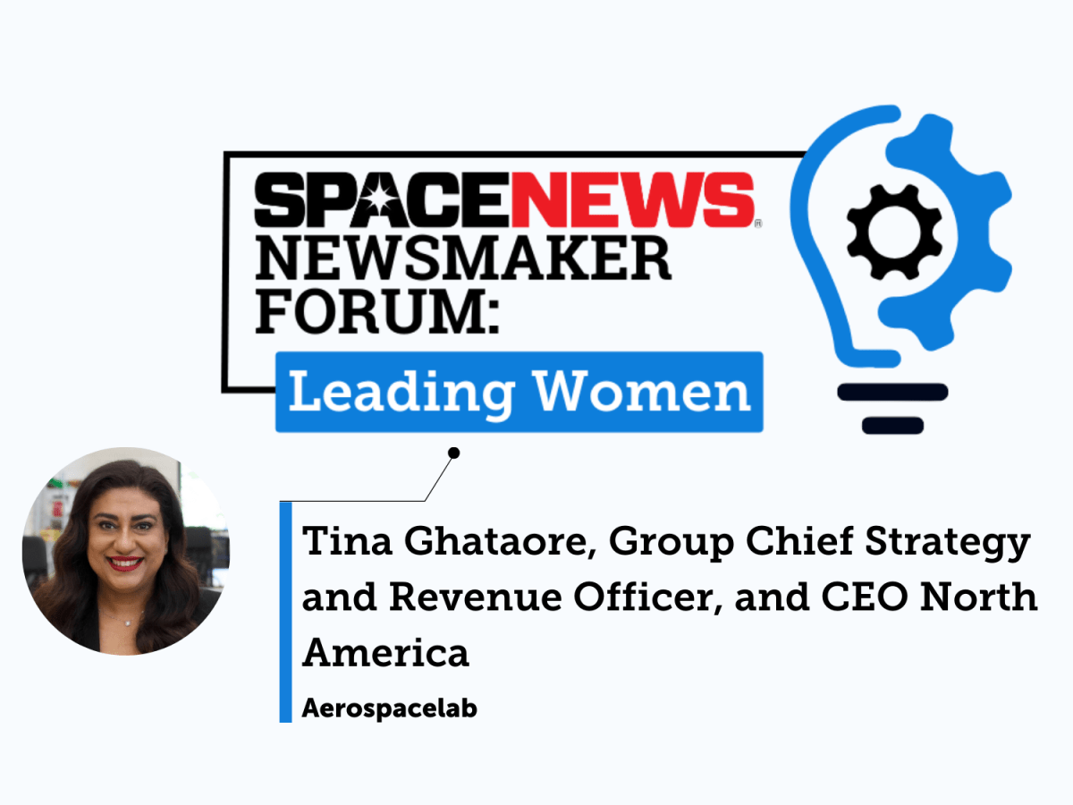 Tina Ghataore, Group CSRO and CEO North America,  Aerospacelab – Leading Women in Space